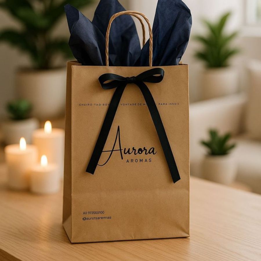 Túi giấy xi măng đựng  làm quà tặng
